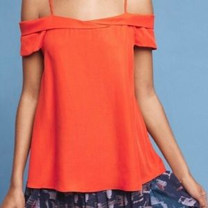 Anthropologie Paper Crown off the shoulder